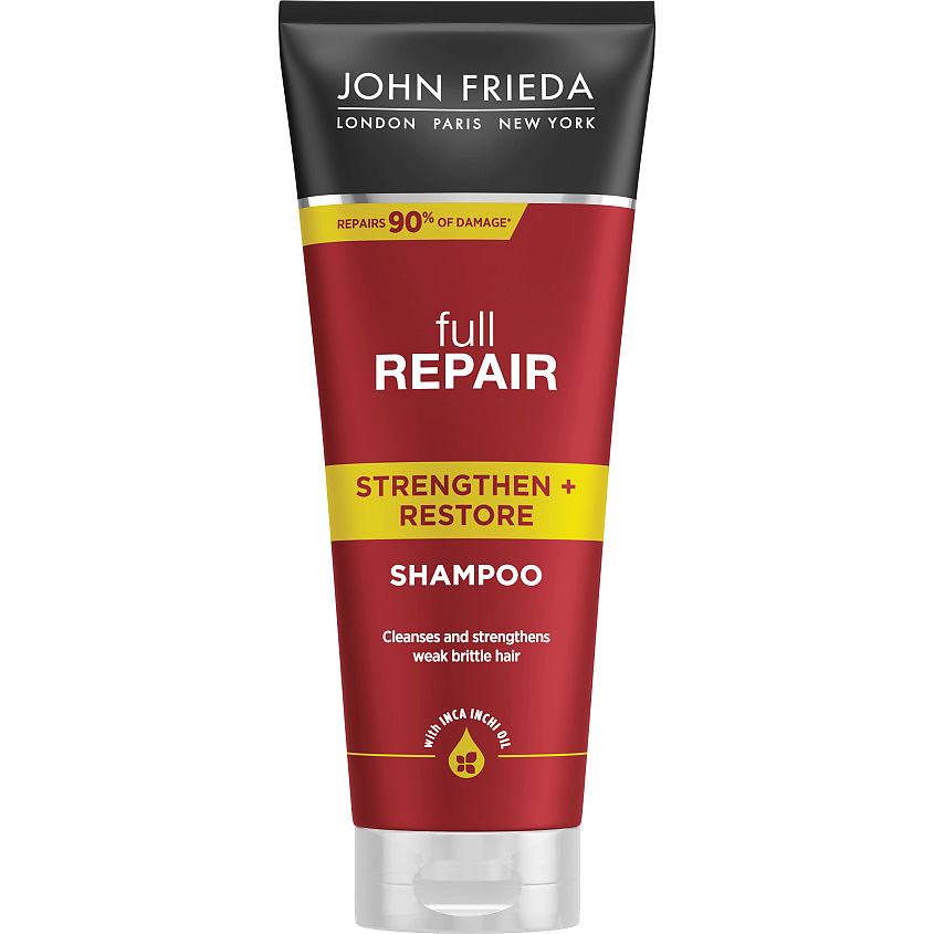 JOHN FRIEDA Укрепляющий + восстанавливающий шампунь для волос Full Repair – фото 1