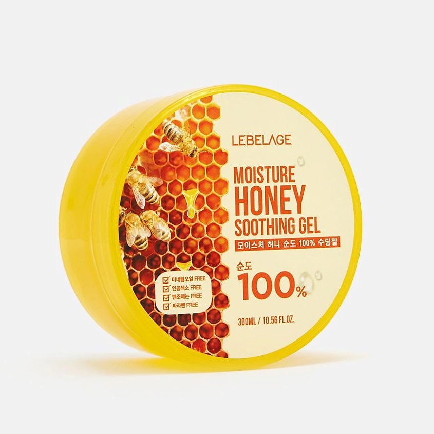 LEBELAGE Moisture Honey  100% Soothing Gel Гель для кожи с эстрактом меда питание – фото 2