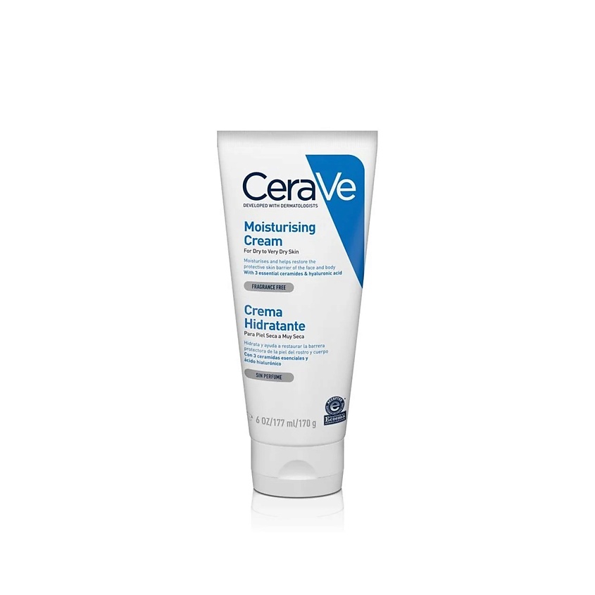 CERAVE Увлажняющий крем для очень сухой кожи Moisturizing Cream Dry to Very Dry Skin – фото 1