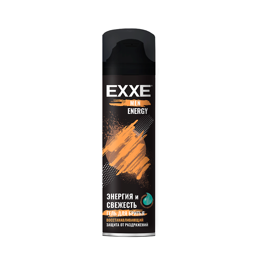 EXXE MEN Гель для бритья Восстанавливающий ENERGY – фото 2