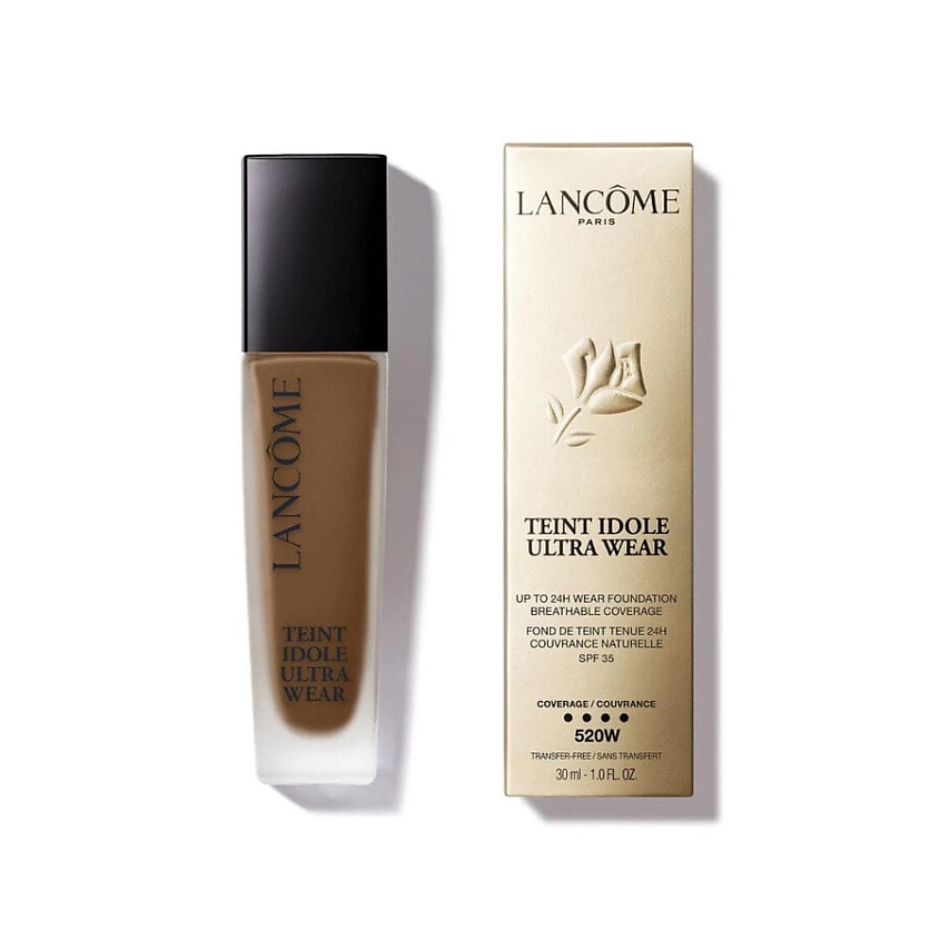 LANCOME Стойкий тональный крем с матовым финишем Teint Idole Ultra Wear SPF35, 520W – фото 2