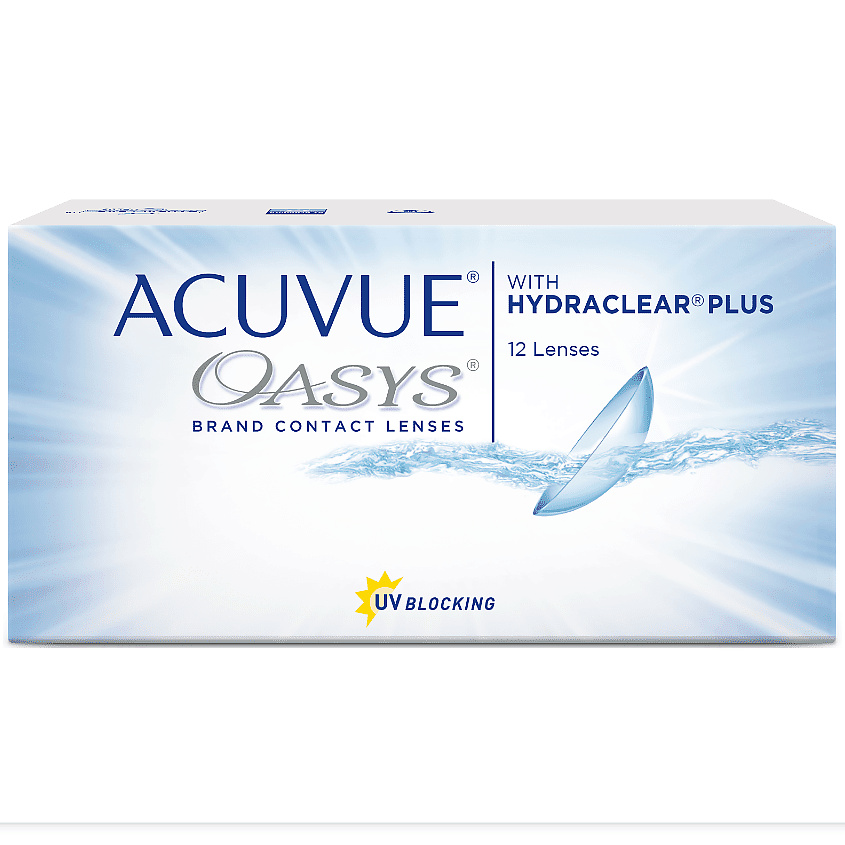 ACUVUE Двухнедельные контактные линзы ACUVUE OASYS with HYDRACLEAR PLUS 12 шт. – фото 1