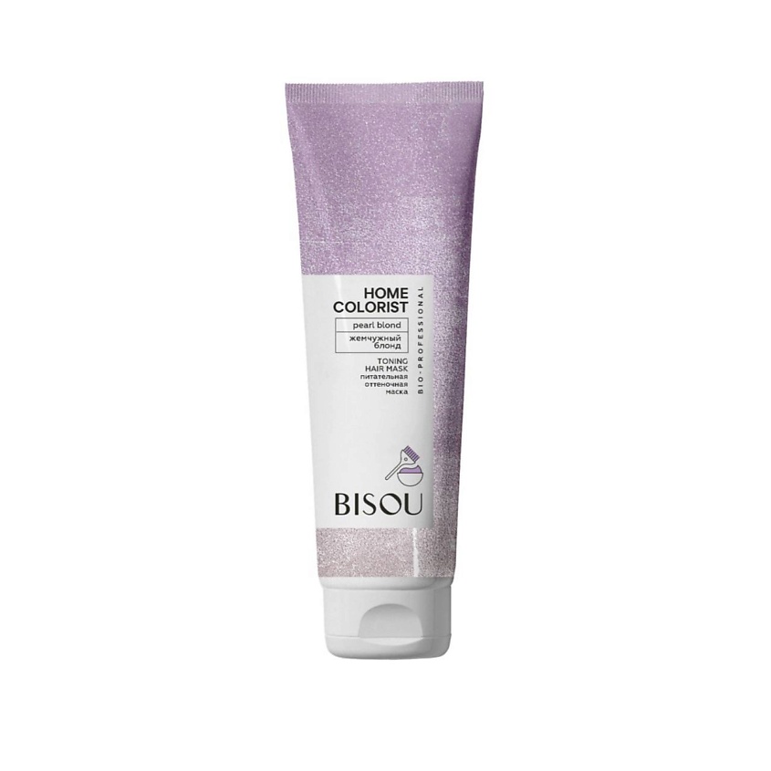 Bisou Оттеночная маска HOME COLORIST “Пепельный блонд”, Жемчужный блонд – фото 2