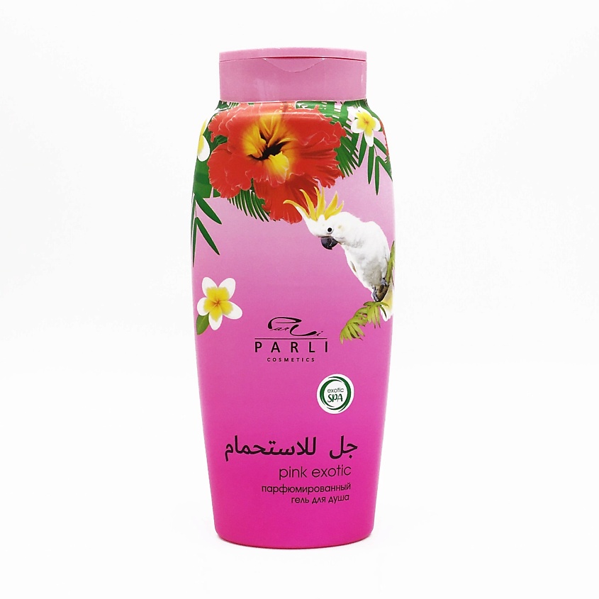 PARLI Парфюмированный гель для душа с ароматом амбры и табака pink exotic – фото 2