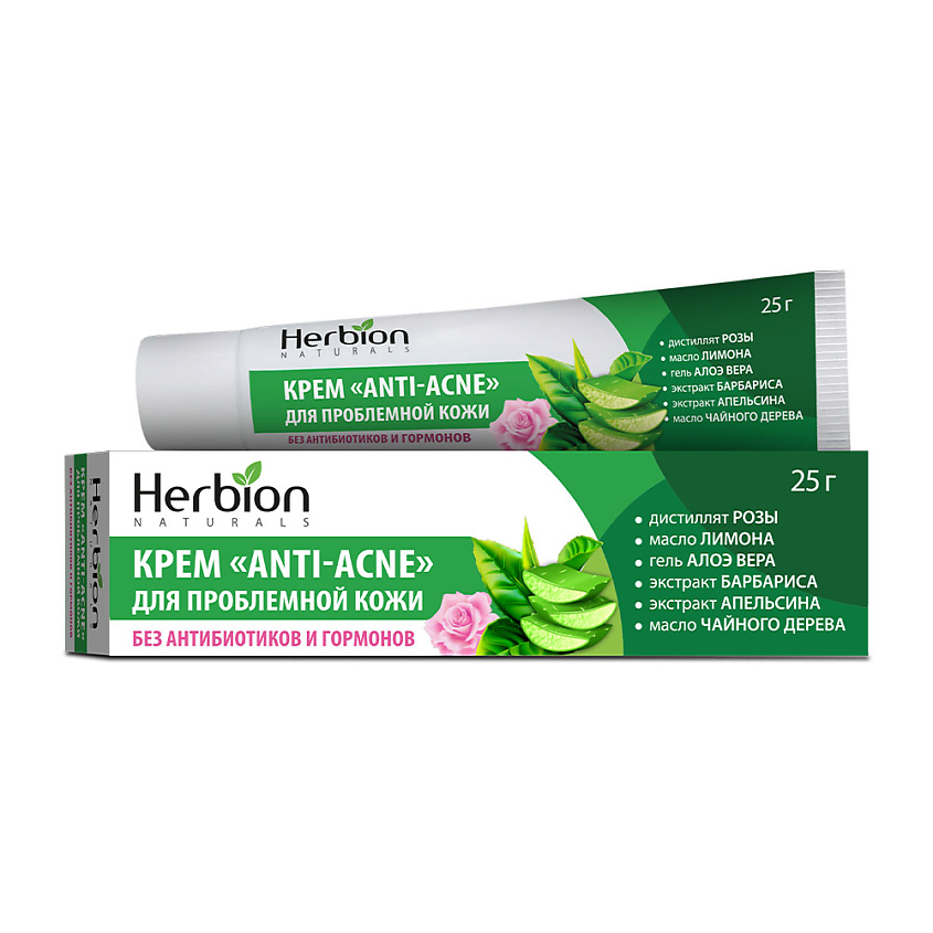 HERBION Крем ANTI-ACNE для проблемной кожи – фото 1