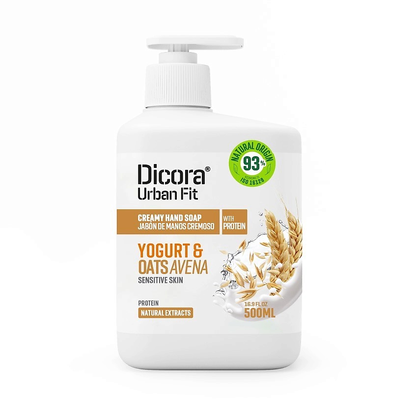 DICORA URBAN FIT Мыло жидкое Йогурт и овес – фото 1