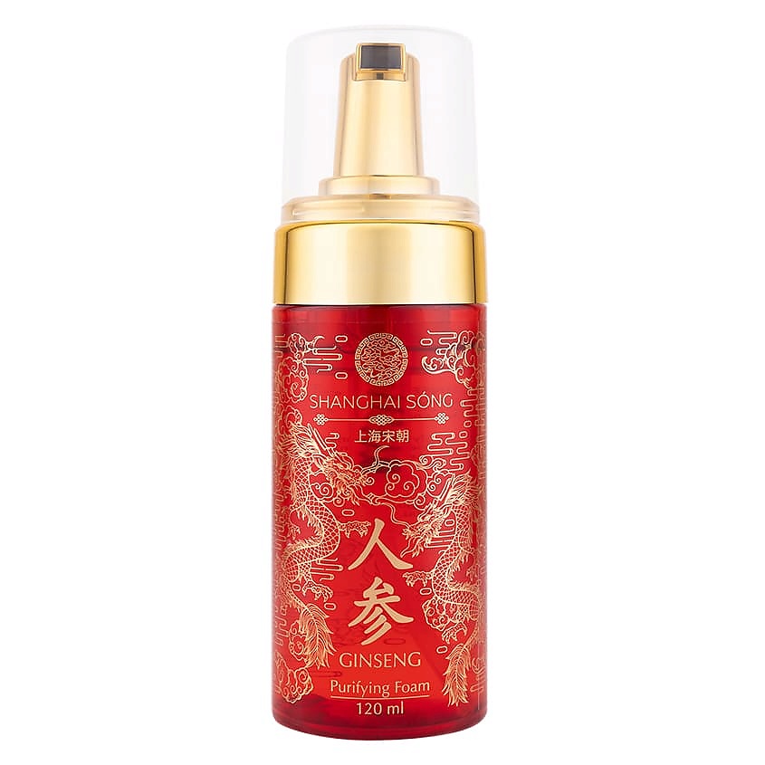SHANGHAI SONG Очищающая пенка для лица Ginseng Purifying Foam – фото 1