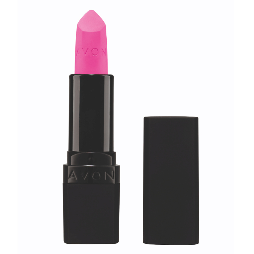 AVON Увлажняющая матовая помада "Ультра", Ультрарозовый/Electric Pink – фото 1