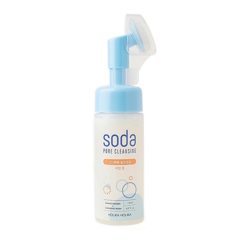 HOLIKA HOLIKA Пенка для лица очищающая Soda Tok Tok Clean Pore Bubble Foam – фото 1