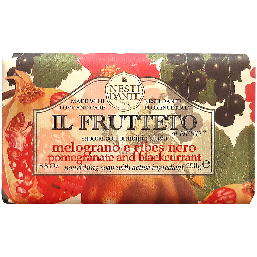 NESTI DANTE Мыло Il Frutteto Pomegranate & Blackcurrant – фото 2