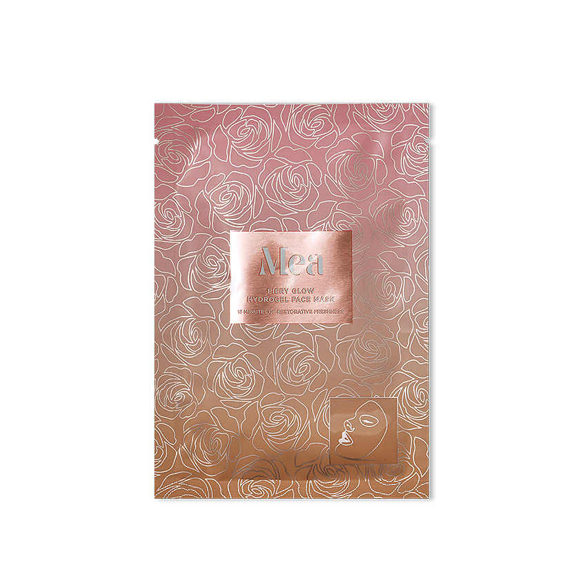 MEA Искрящаяся гидрогелевая маска с экстрактом хризантемы Fiery Glow Hydrogel Face Mask – фото 1