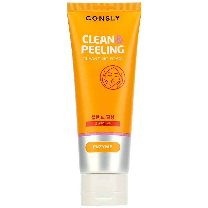 CONSLY Пенка для умывания энзимная обновляющая с папаином Clean & Peeling – фото 1