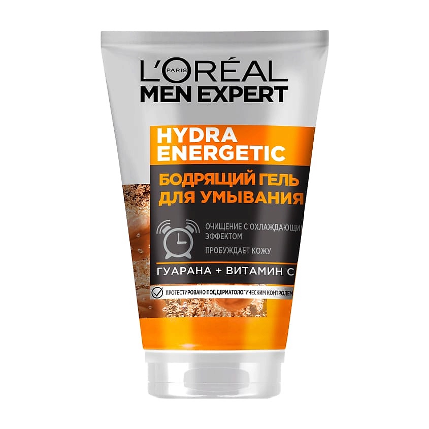 L'OREAL PARIS Бодрящий гель для умывания лица Гидра Энергетик Men Expert – фото 1