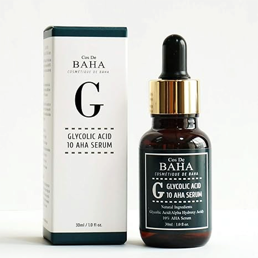 COS DE BAHA Сыворотка для лица ГЛИКОЛЕВАЯ G Glycolic Acid 10% Peel Serum – фото 2