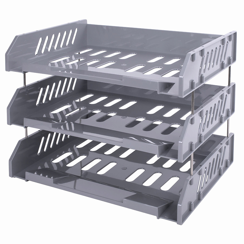 BRAUBERG Лотки горизонтальные для бумаг FILE – фото 1