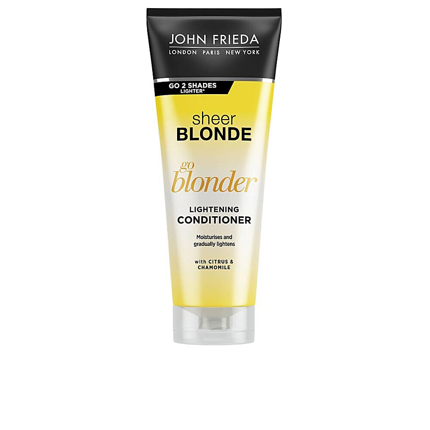 JOHN FRIEDA Увлажняющий и осветляющий кондиционер для светлых волос Sheer Blonde Lightening – фото 2