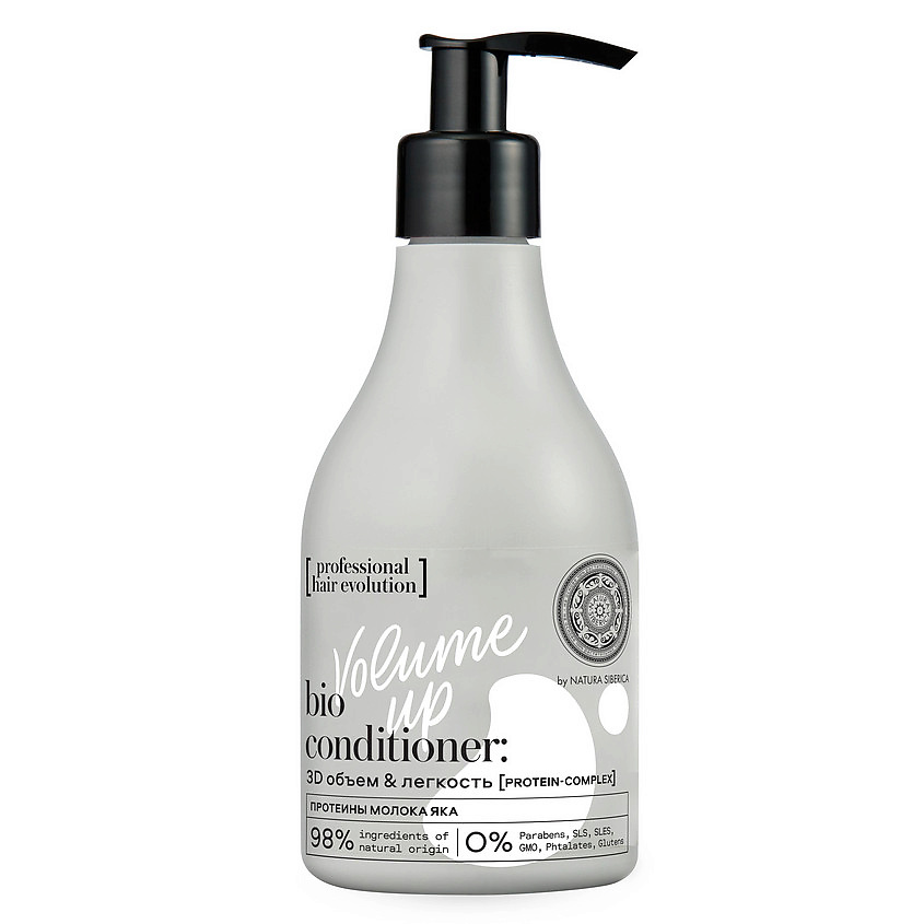 NATURA SIBERICA Бальзам для волос "VOLUME UP. 3D объем и легкость" Hair Evolution, 250 мл – фото 1