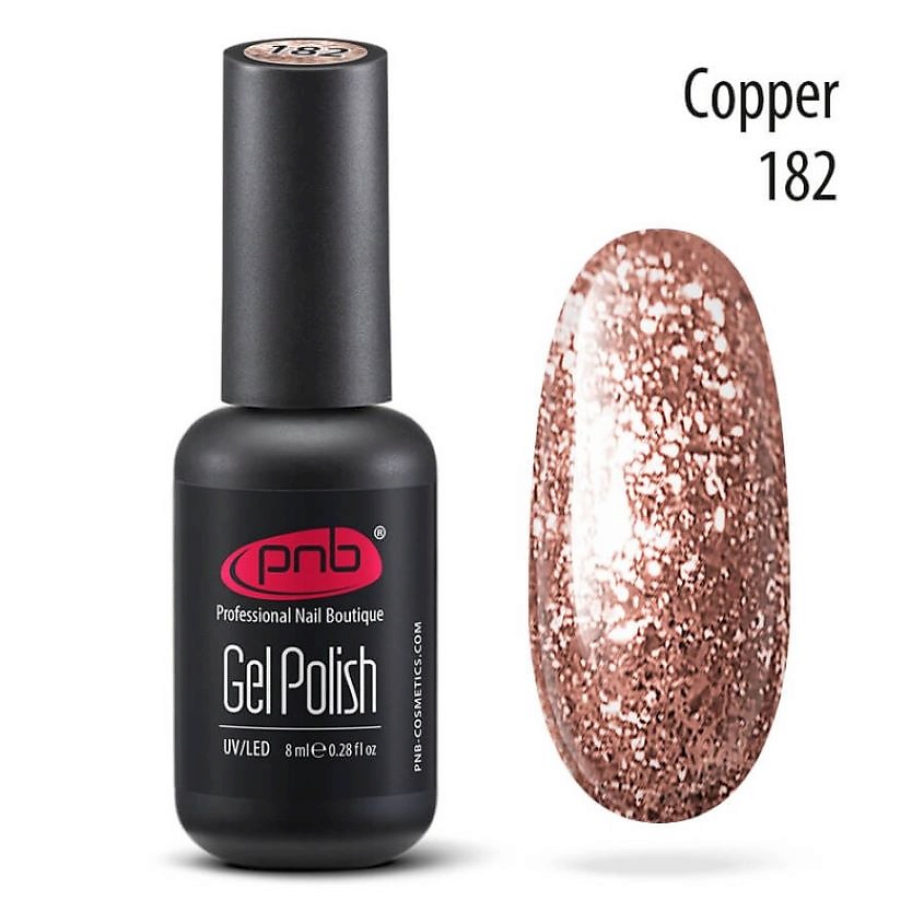 PNB PROFESSIONAL NAIL BOUTIQUE Гель-лак покрытие для маникюра и педикюра star way, gold – фото 2