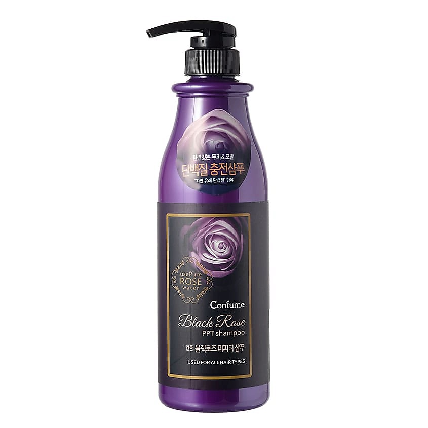 CONFUME Шампунь для волос Black Rose PPT Shampoo – фото 2