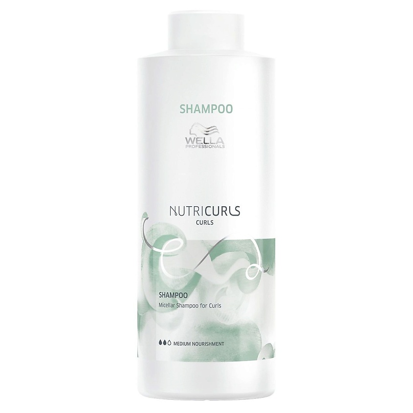WELLA PROFESSIONALS Мицеллярный шампунь для кудрявых волос Nutricurls – фото 1