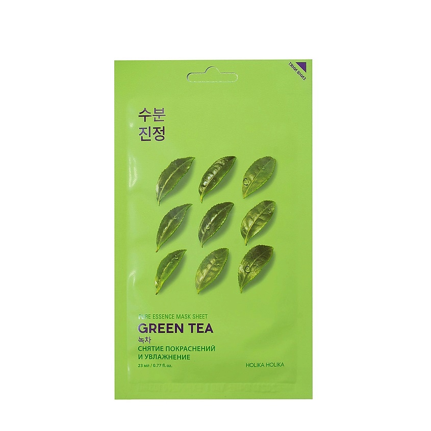 HOLIKA HOLIKA Тканевая маска для лица Pure Essence Mask Sheet Green Tea – фото 2