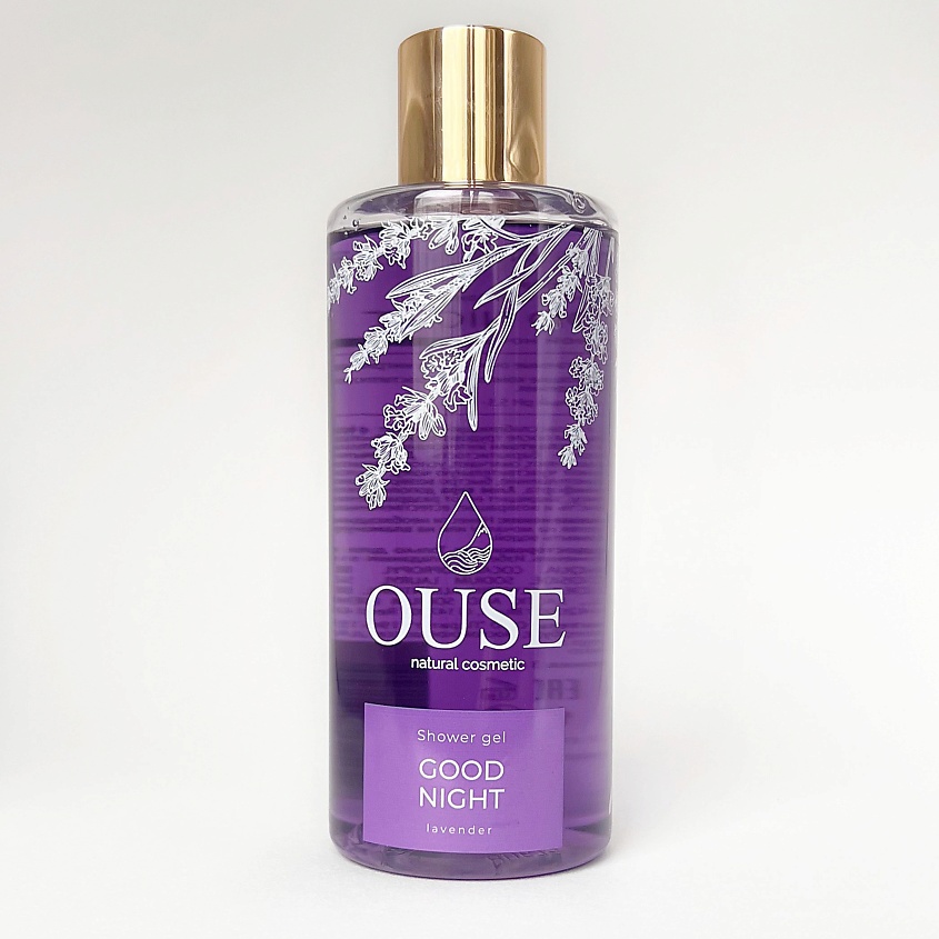 OUSE Гель для душа Увлажнение и Питание "Good night" с ароматом французской лаванды – фото 1
