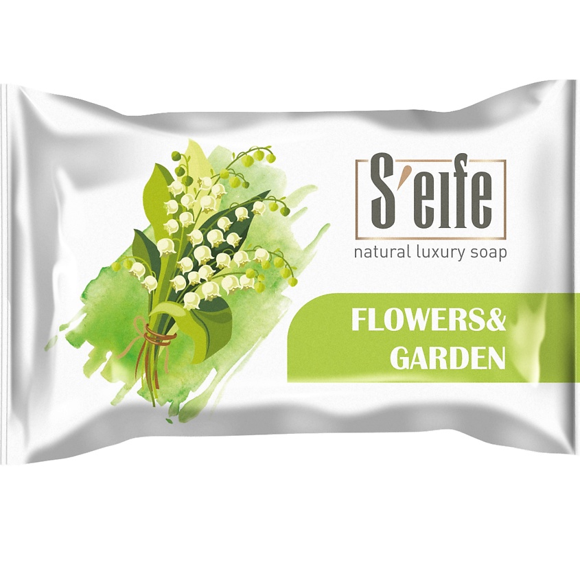 КМЗ Мыло туалетное натуральное Flowers&Garden S'EIFE – фото 2