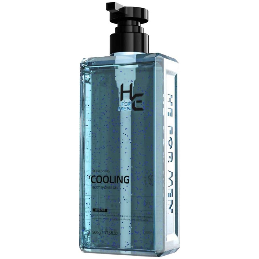 HE FOR MEN Гель для душа мужской НЕ REFRESHING cooling body shower gel – фото 1