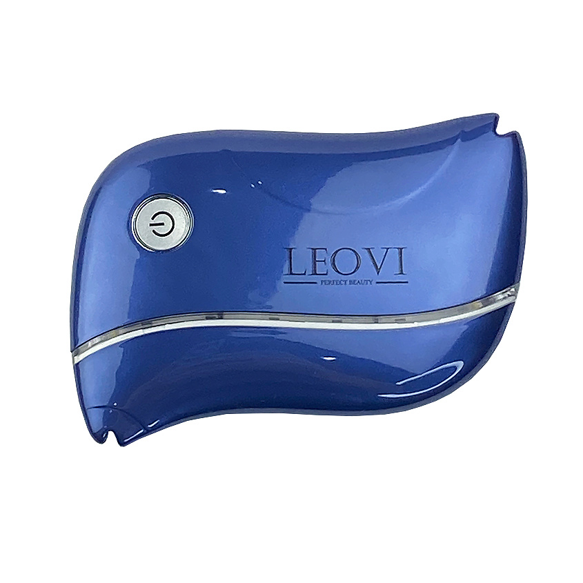 LEOVI Микротоковый массажер для лица и шеи EMS-LIFT, rf лифтинг, против морщин, Синий – фото 3