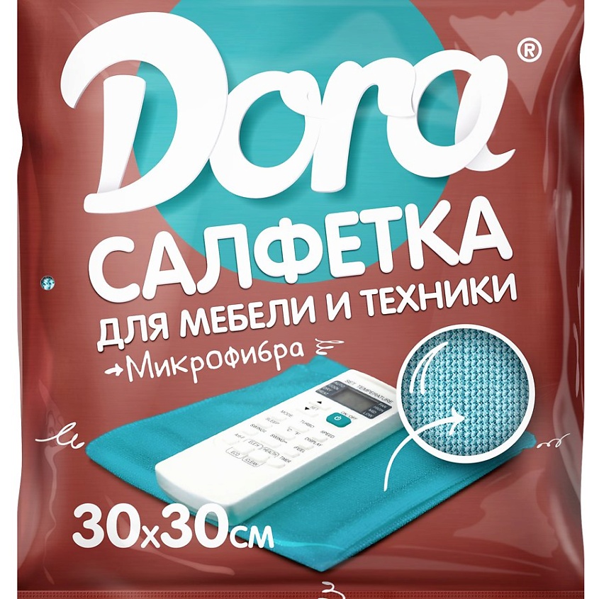 DORA Салфетка из микрофибры Для мебели и бытовой техники – фото 2