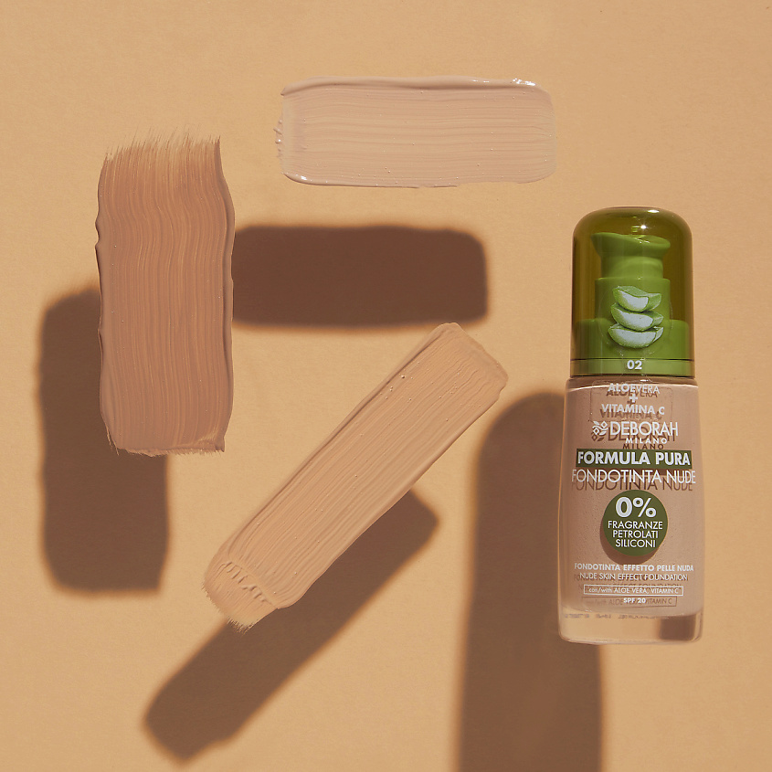 DEBORAH MILANO Тональная основа Formula Pura Nude Foundation – фото 8