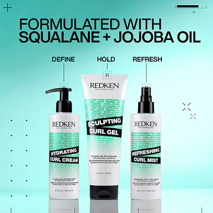 REDKEN Увлажняющий крем для создания локонов Hydrating Curl Defining Cream – фото 2