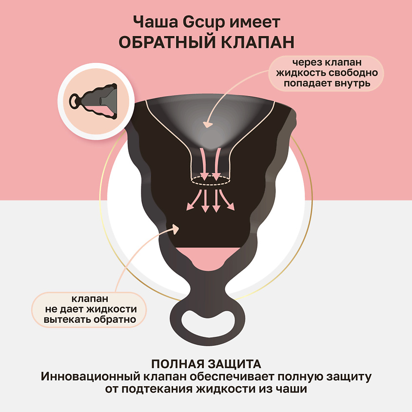 GVIBE Gcup Менструальная чаша – фото 3