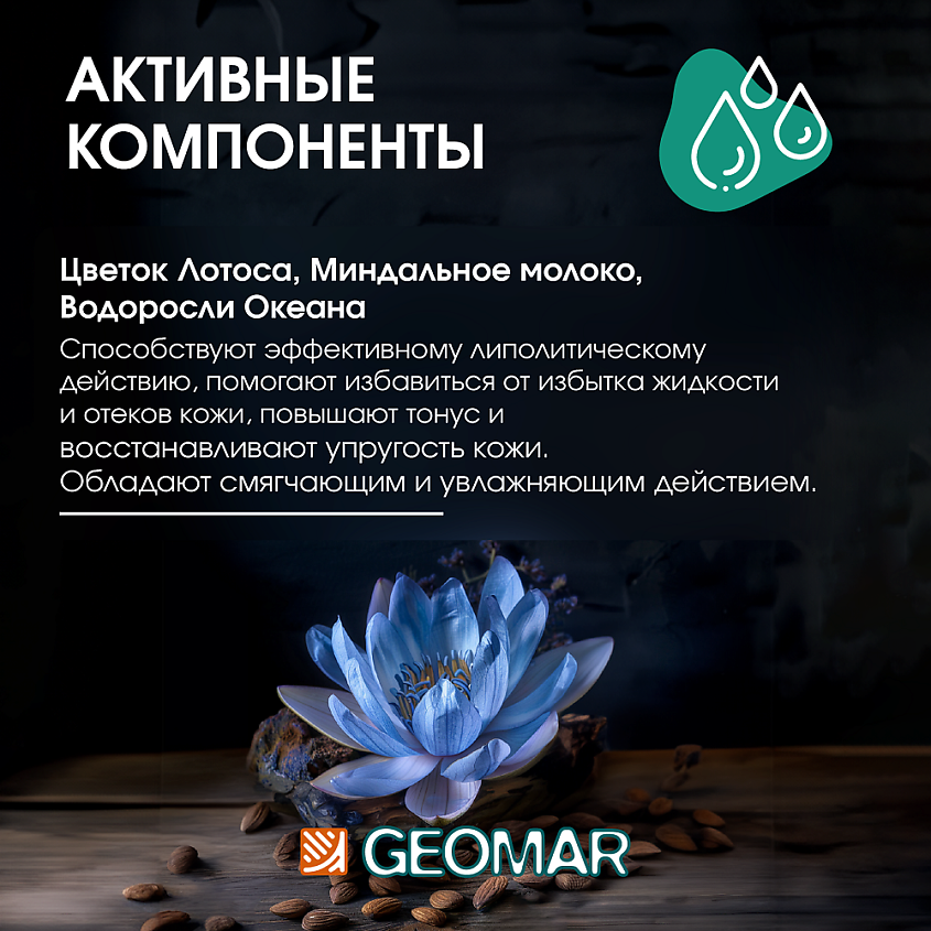 GEOMAR Крем-флюид для тела Питание и бархатистость – фото 2