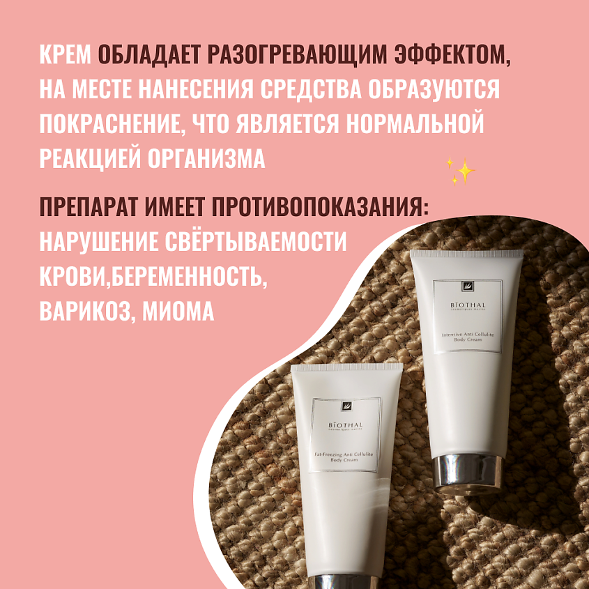 BIOTHAL Интенсивный крем антицеллюлит Intensive Anti Cellulite Body Cream – фото 2