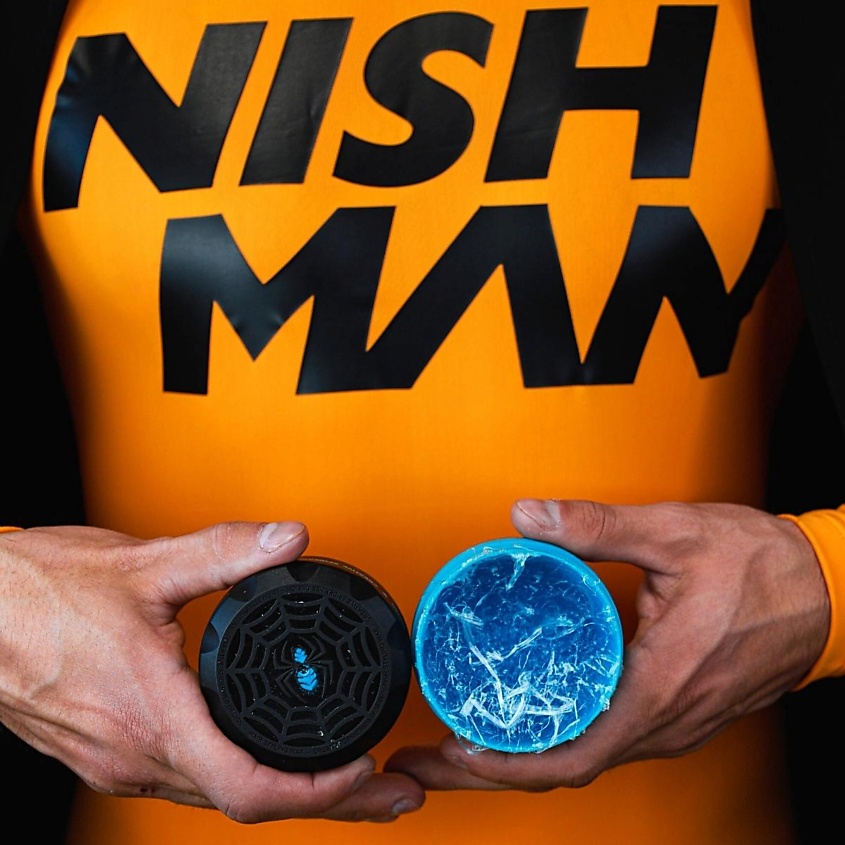 NISHMAN Воск-паутинка для волос S3 Blue web – фото 2