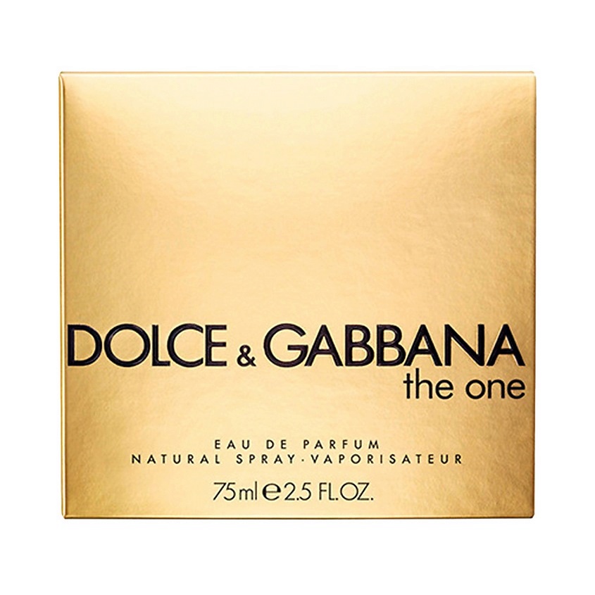 DOLCE&GABBANA The One, Парфюмерная вода, спрей 75 мл – фото 2