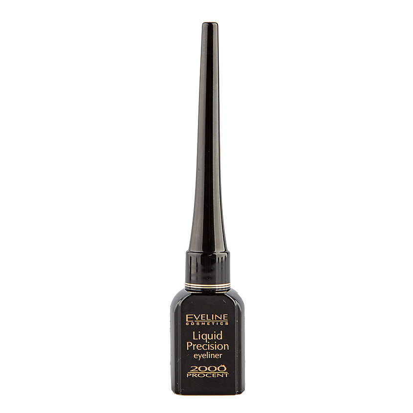 EVELINE Подводка для глаз LIQUID PRECISION LINER 2000 PROCENT жидкая водостойкая – фото 2