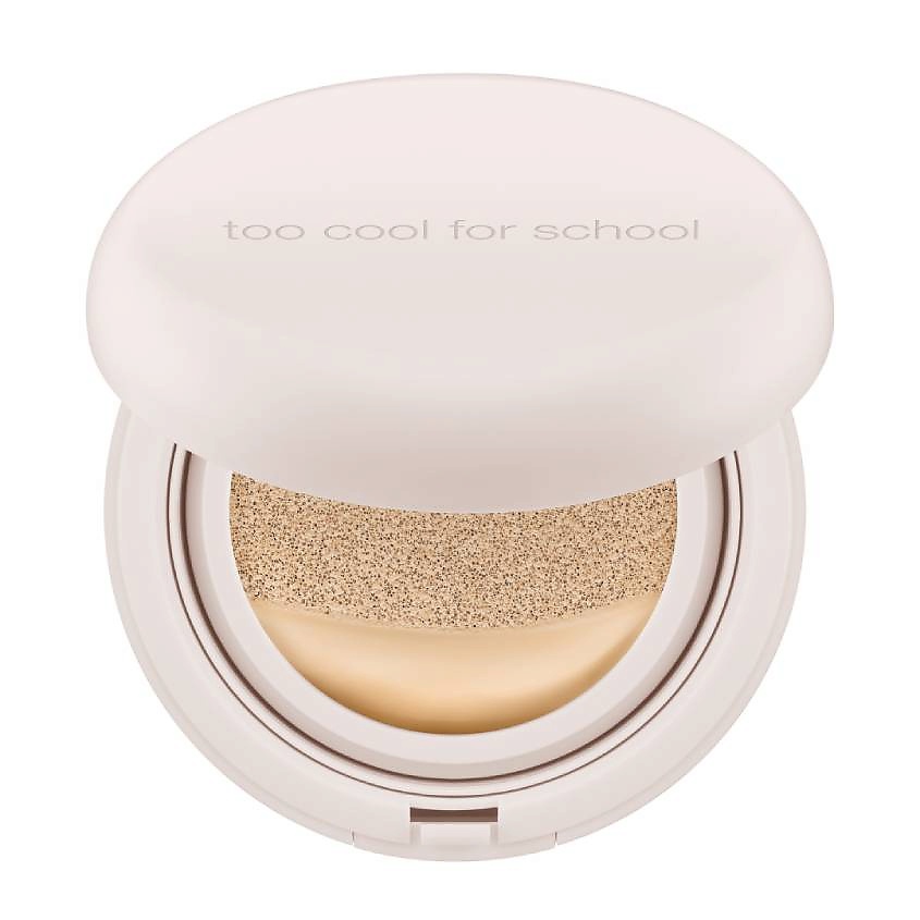 TOO COOL FOR SCHOOL Кушон для лица со сменным блоком SPF50+ PA+++ Fixing Nude Cushion – фото 3