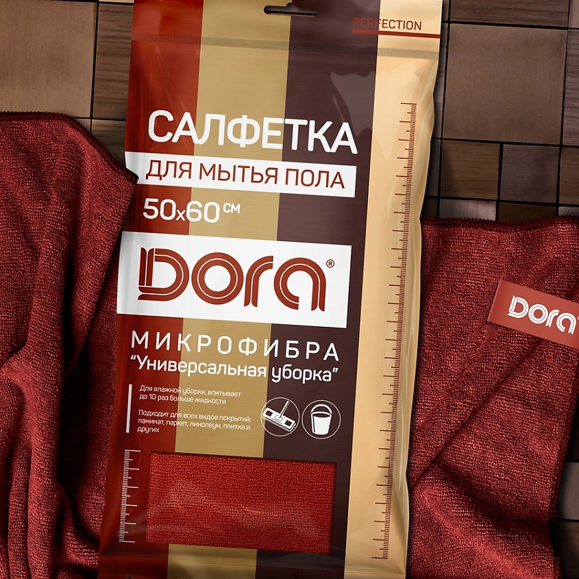 DORA Салфетка из микрофибры Универсальная для пола – фото 3