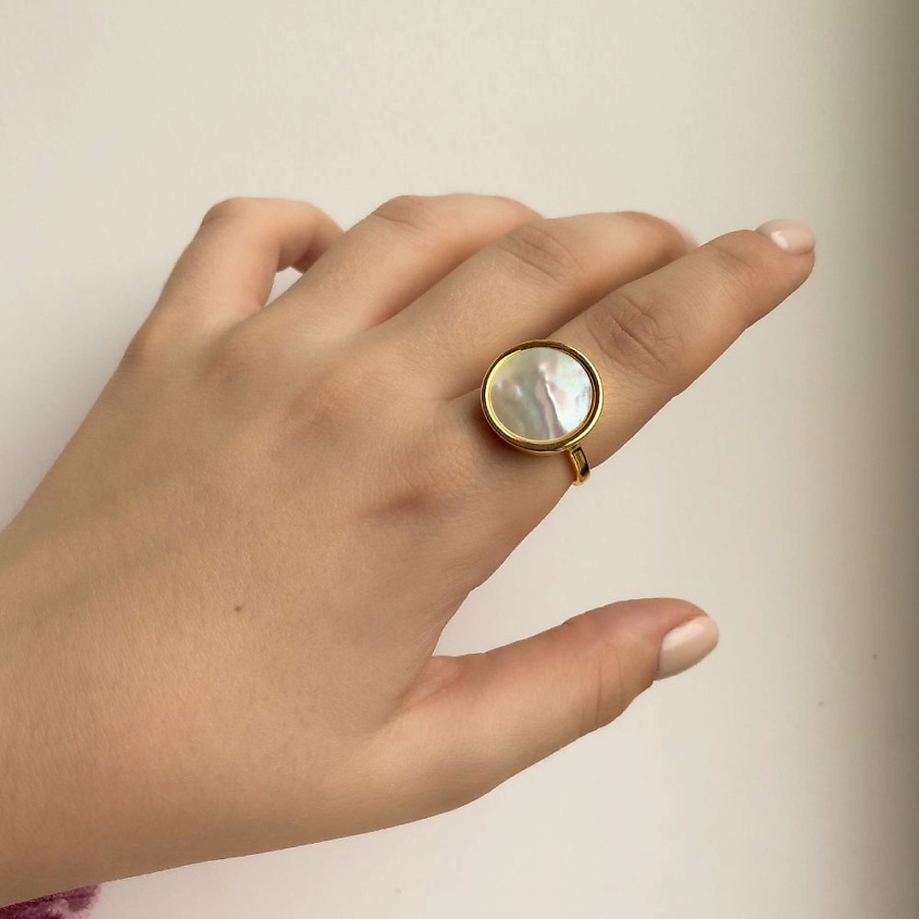 VIAMORE Кольцо Mother of Pearl – фото 2