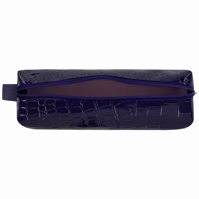 BRAUBERG Пенал-косметичка, крокодиловая кожа, Ultra purple – фото 3