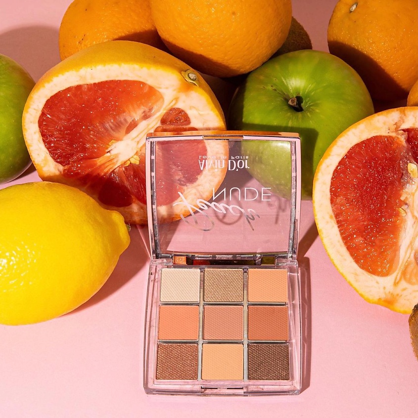 ALVIN D’OR Палетка теней для век PEACH NUDE – фото 3