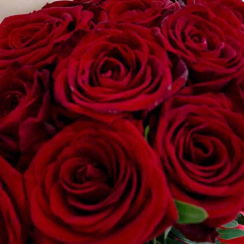 ЛЭТУАЛЬ FLOWERS Букет невесты из бордовых роз – фото 2