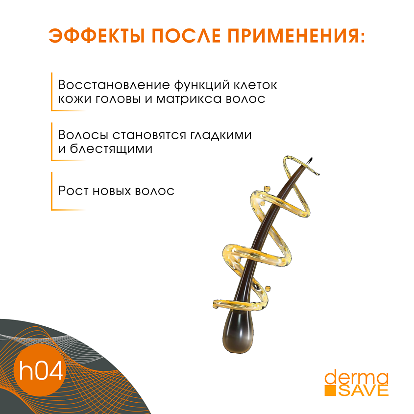 DERMA SAVE Лосьон H04 от выпадения и истончения волос Cellular Capillary – фото 12