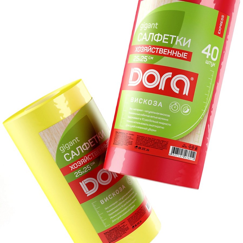DORA Салфетки из вискозы в рулоне – фото 4