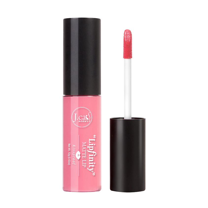 J. CAT BEAUTY Жидкая матовая стойкая помада LIPFINITY MATTE LIP – фото 2
