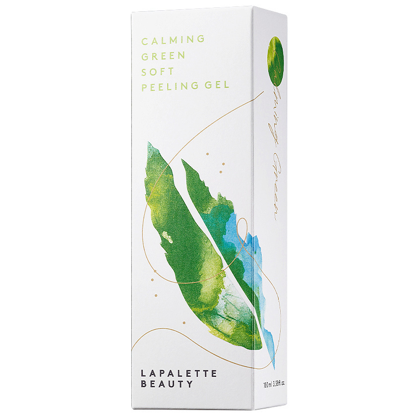 LAPALETTE Гель отшелушивающий с экстрактом зеленого чая Calming Green Soft Peeling Gel – фото 3