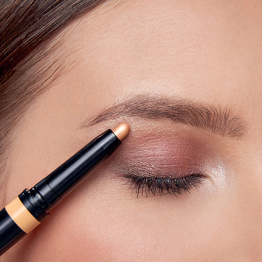 ЛЭТУАЛЬ 2-в-1 хайлайтер для век и карандаш для бровей ID, № 301, 1 шт – фото 2