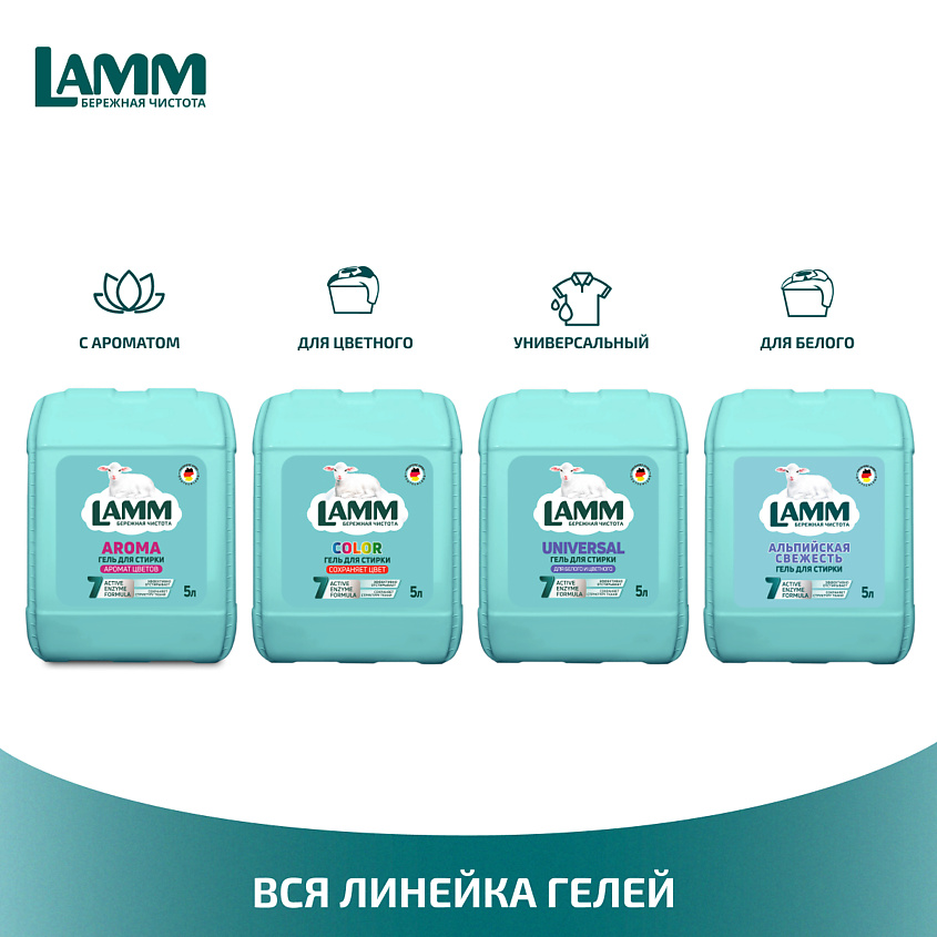 LAMM Гель для стирки "COLOR" для цветного белья – фото 9